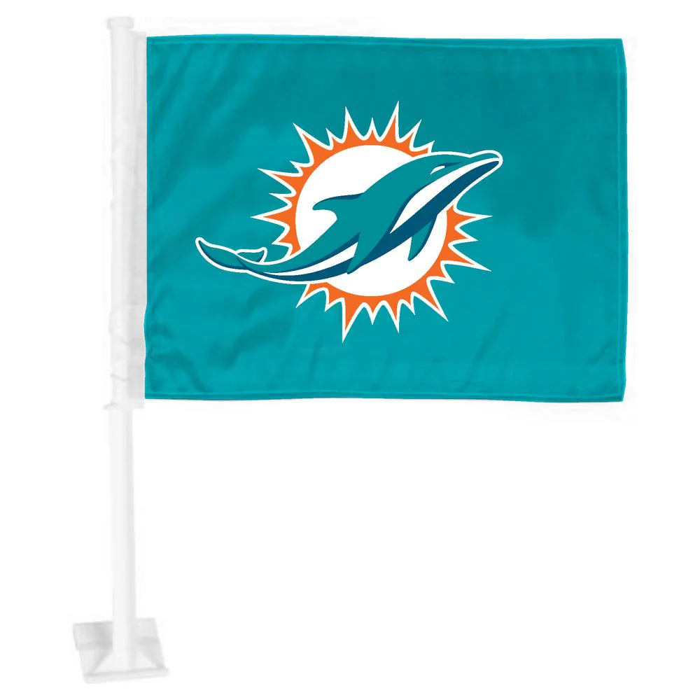 26147 Miami Dolphins Car Flag