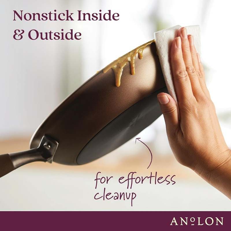 Anolon Advanced Home Hard-Anodized Nonstick Cookware (Bronze) - Image 3