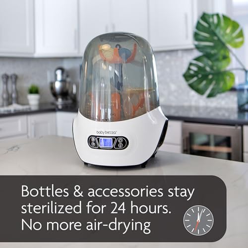 Baby Brezza Bottle Sterilizer and Dryer Machine (White) - Image 4