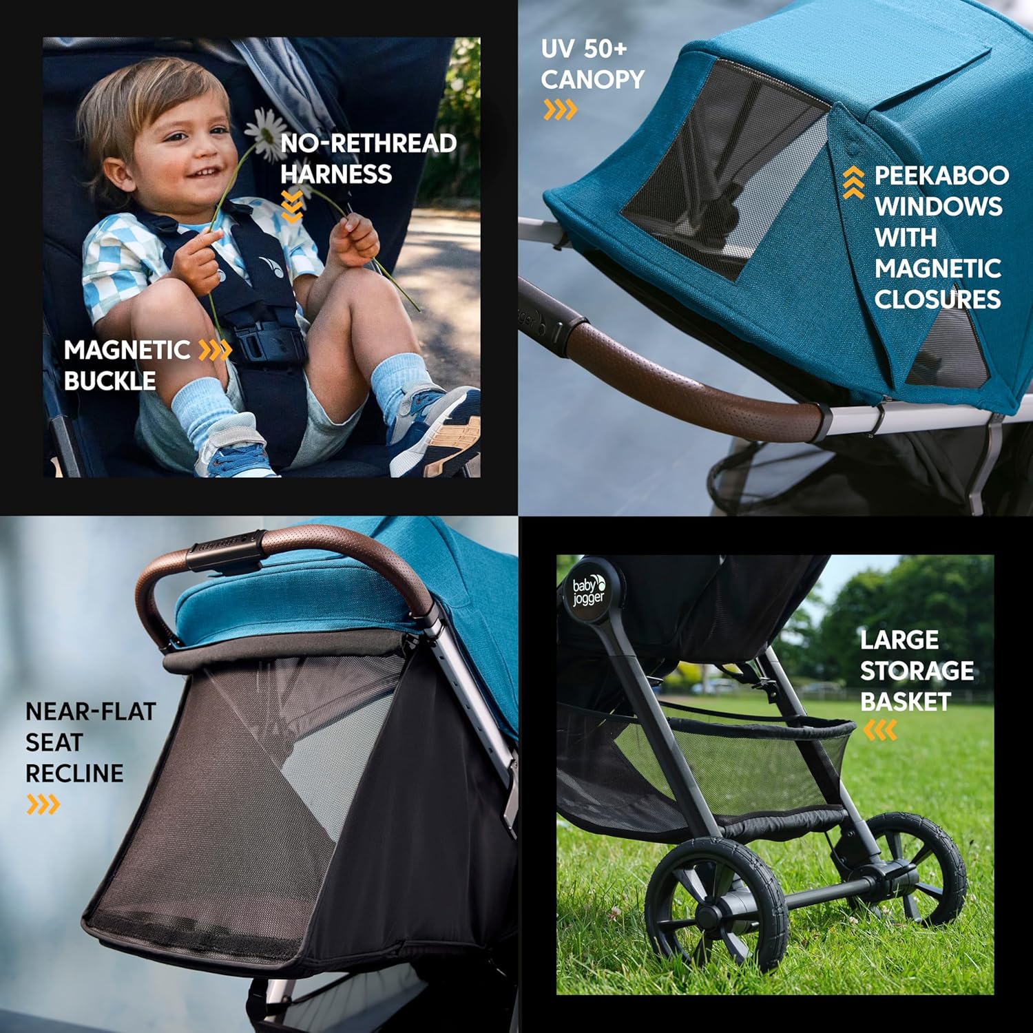 Baby Jogger City mini GT3 Car Seat Adapter (Black) - Image 7