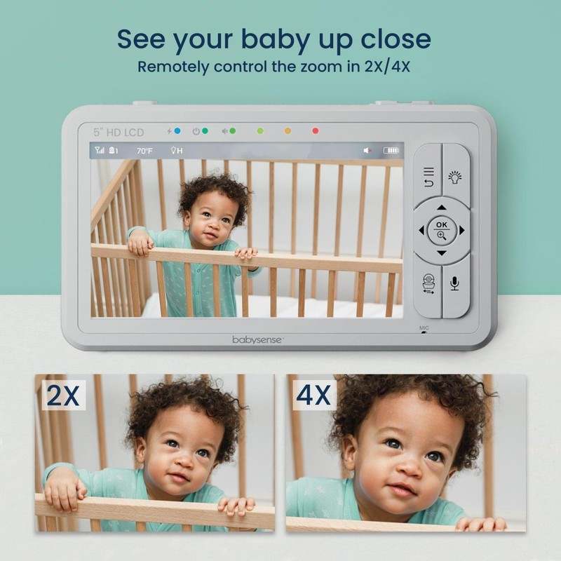 Babysense True Sleep: Video Baby Monitor with Breathing Motion Sleep Monitor, 1 or 2 Cameras - Image 10