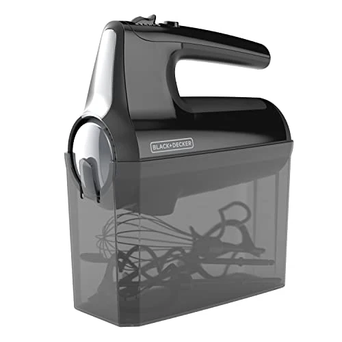 BLACK+DECKER Hand Held Mixer MX610B, 5-Speed (Black) - Image 3
