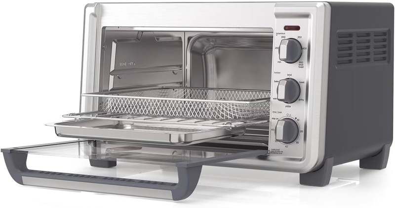 New Black+Decker TO6135-1SD 6-Slice Crisp N Bake Air Fry Oven (Silver) - Image 4