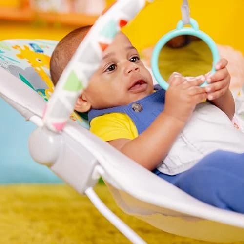 Bright Starts Baby Bouncer (Safari Fun) - Image 6