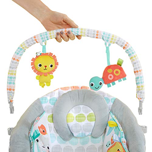 Bright Starts Comfy Baby Bouncer (Whimsical Wild) - Image 3