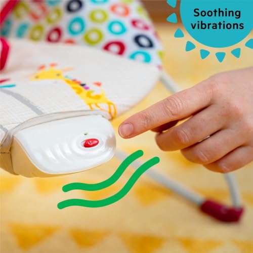 New Bright Starts Soothing Vibrations Bouncer (Playful Pinwheels) - Image 4