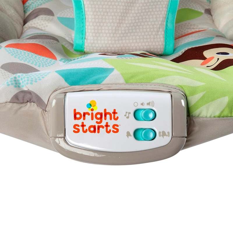 Bright Starts Soothing Vibrations Baby Bouncer (Happy Safari) - Image 10