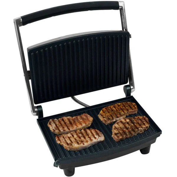 Chef Buddy Panini Press Grill & Sandwich Maker (Black)