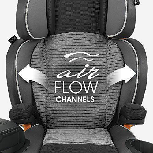 Chicco KidFit Zip Air Plus 2-in-1 Belt Positioning Booster Car Seat (Q Collection) - Image 3
