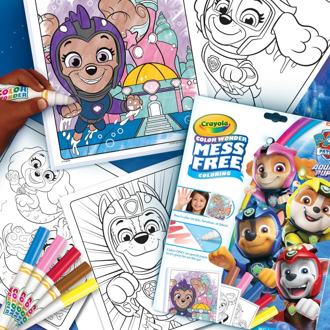 Crayola PAW Patrol Color Wonder Coloring Set - Image 7