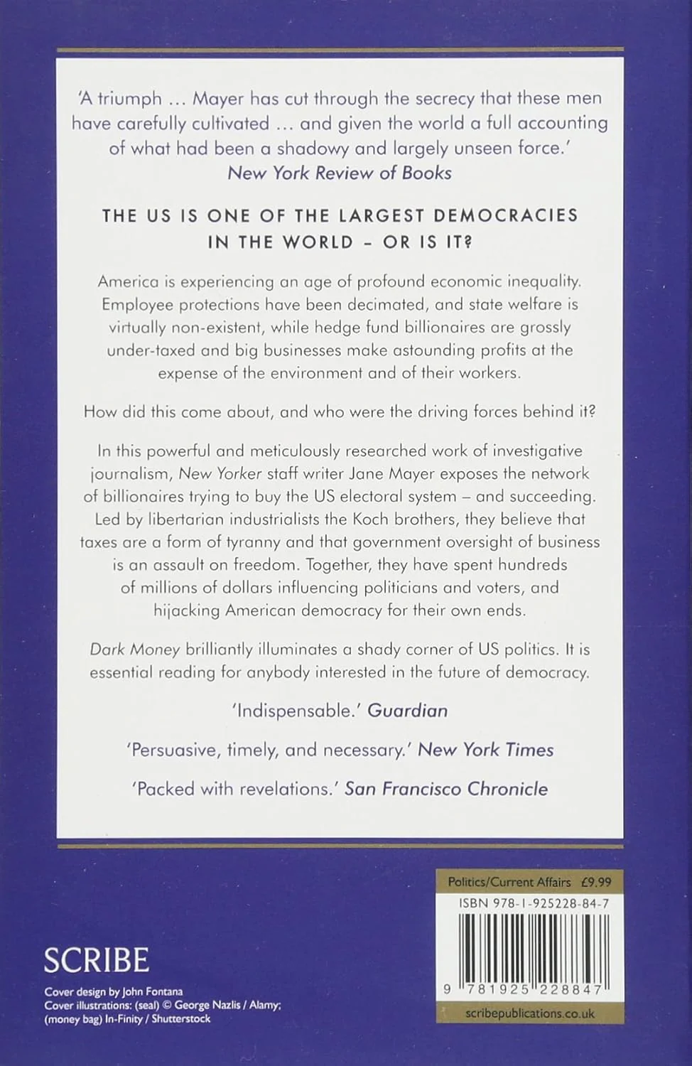 Dark Money by Jane Mayer Paperback Book - Image 2