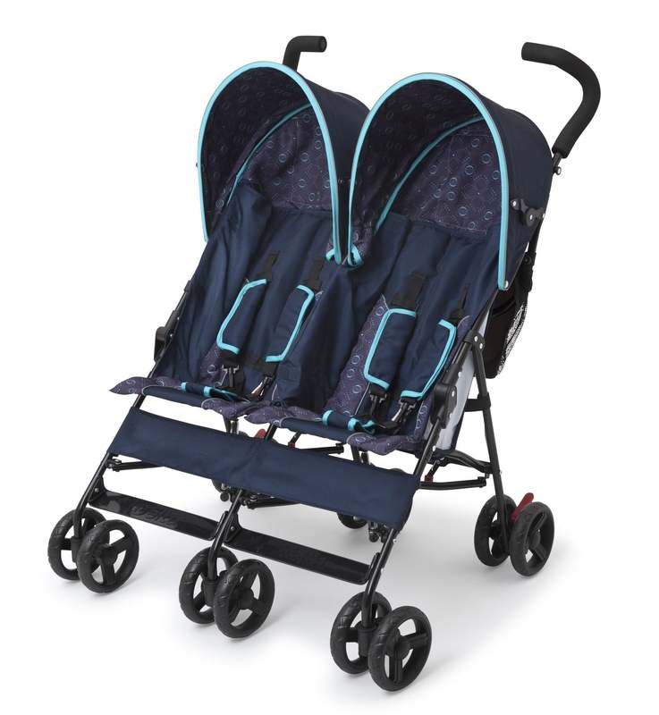 New Delta Children LX Side by Side Double Stroller (Night Sky)