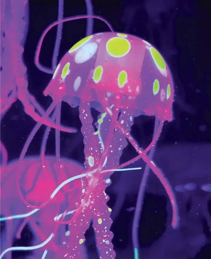 Discovery #Mindblown Jellyfish Aquarium Lamp Set (Black) - Image 3