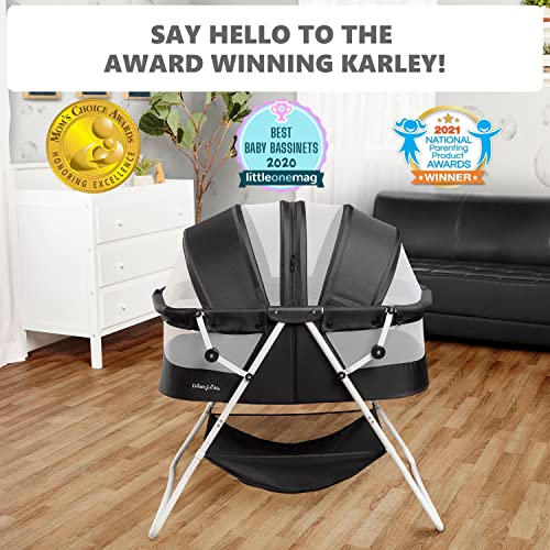 Dream On Me Karley Portable Bassinet (Black) - Image 3