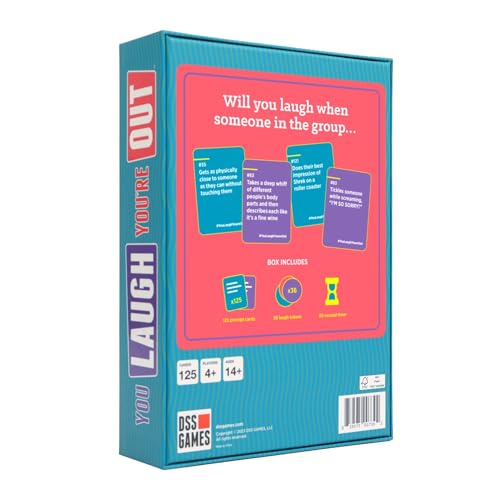 DSS Games You Laugh You're Out Card Game 125 Prompts 14 Years and Up - Image 3
