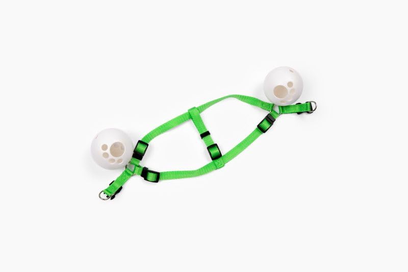 FenceMate No Escape Dog Harness with Safety Balls - Extra Small (Green) - Image 2
