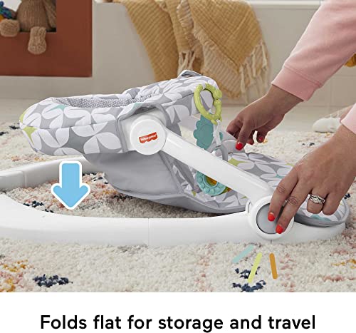 Fisher-Price Sit-Me-Up Floor Seat with Toys (Starlight Bursts) - Image 4