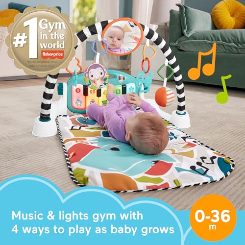 New Fisher-Price Kick & Play Piano Gym (Blue) - Image 2