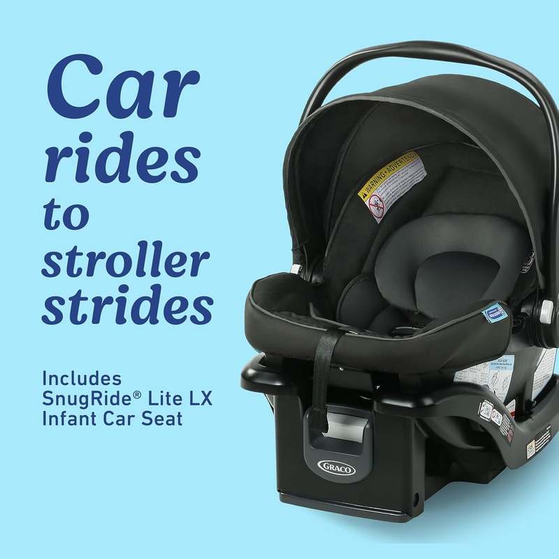 Graco SnugRide 35 Lite DLX Infant Car Seat (Britton) - Image 3