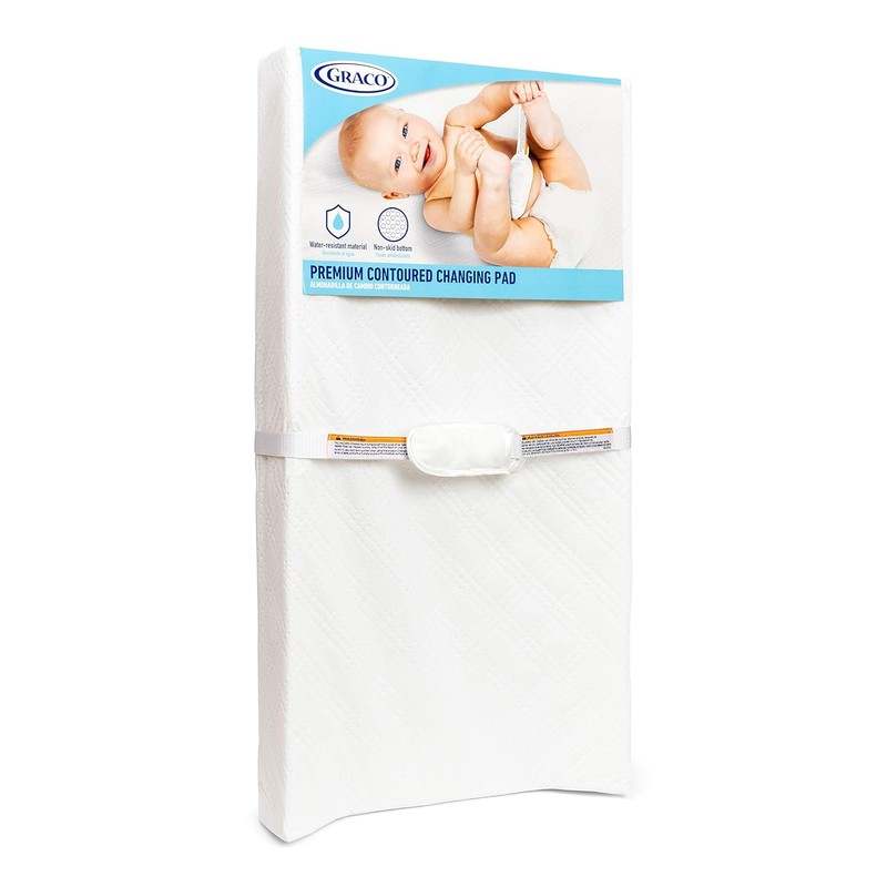 Graco Premium Contoured Changing Pad (White)
