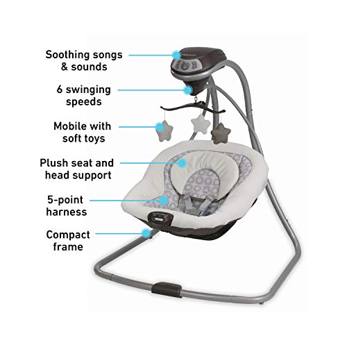 Graco Simple Sway Baby Swing (Abbington) - Image 2