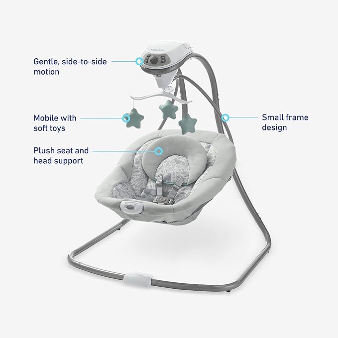 Graco Simple Sway Swing (Ivy) - Image 6