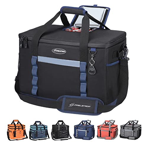 Maelstrom ICY Hollow Cooler Bag Collapsible Soft Sided, 75 Can (Black)