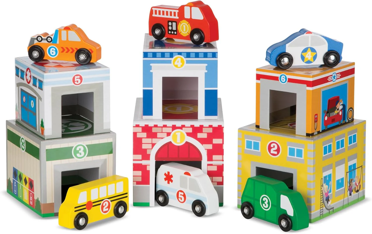 Melissa & Doug Nesting & Sorting Blocks Playset