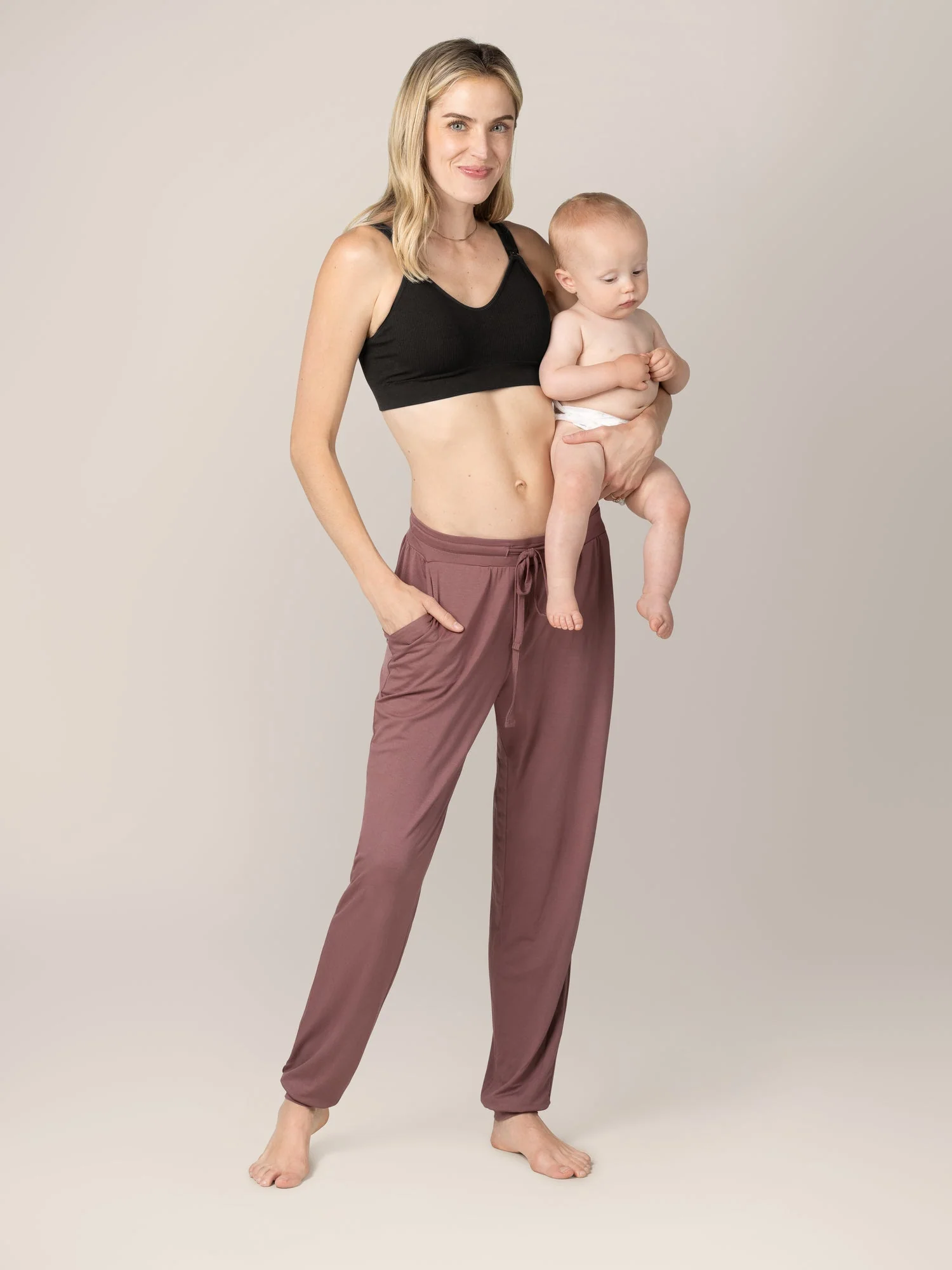Mia Maternity & Nursing Lounge Bra | Black - Image 11