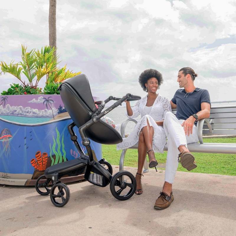 Mima® Xari Stroller (Rose Gold / Black / Hot Magenta) - Image 4