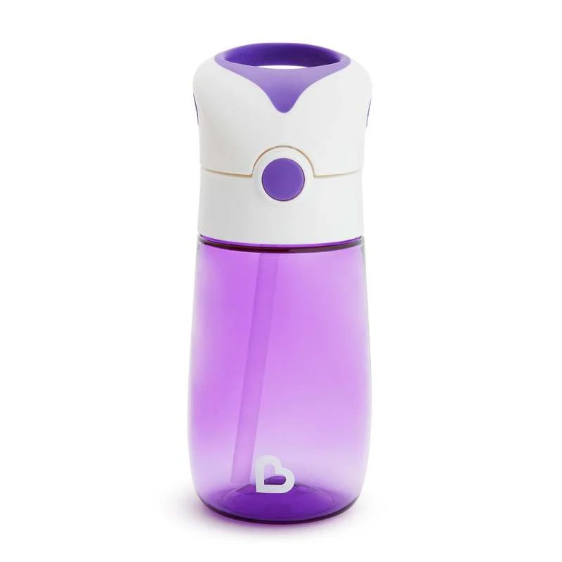 Munchkin Flip & Go Straw Cup 12oz (Purple)