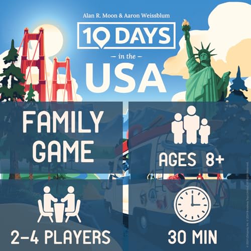 New 10 Days in The USA, Family Road Trip Board Game - Image 2
