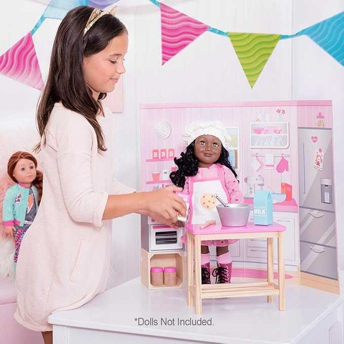 New Adora Love to Bake Wooden Play Set with Accessories - Image 3