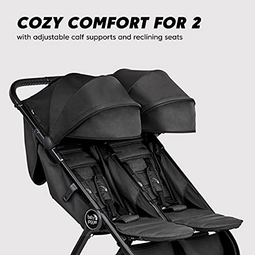 Baby Jogger City Tour 2 Double Stroller (Pitch Black) - Image 3