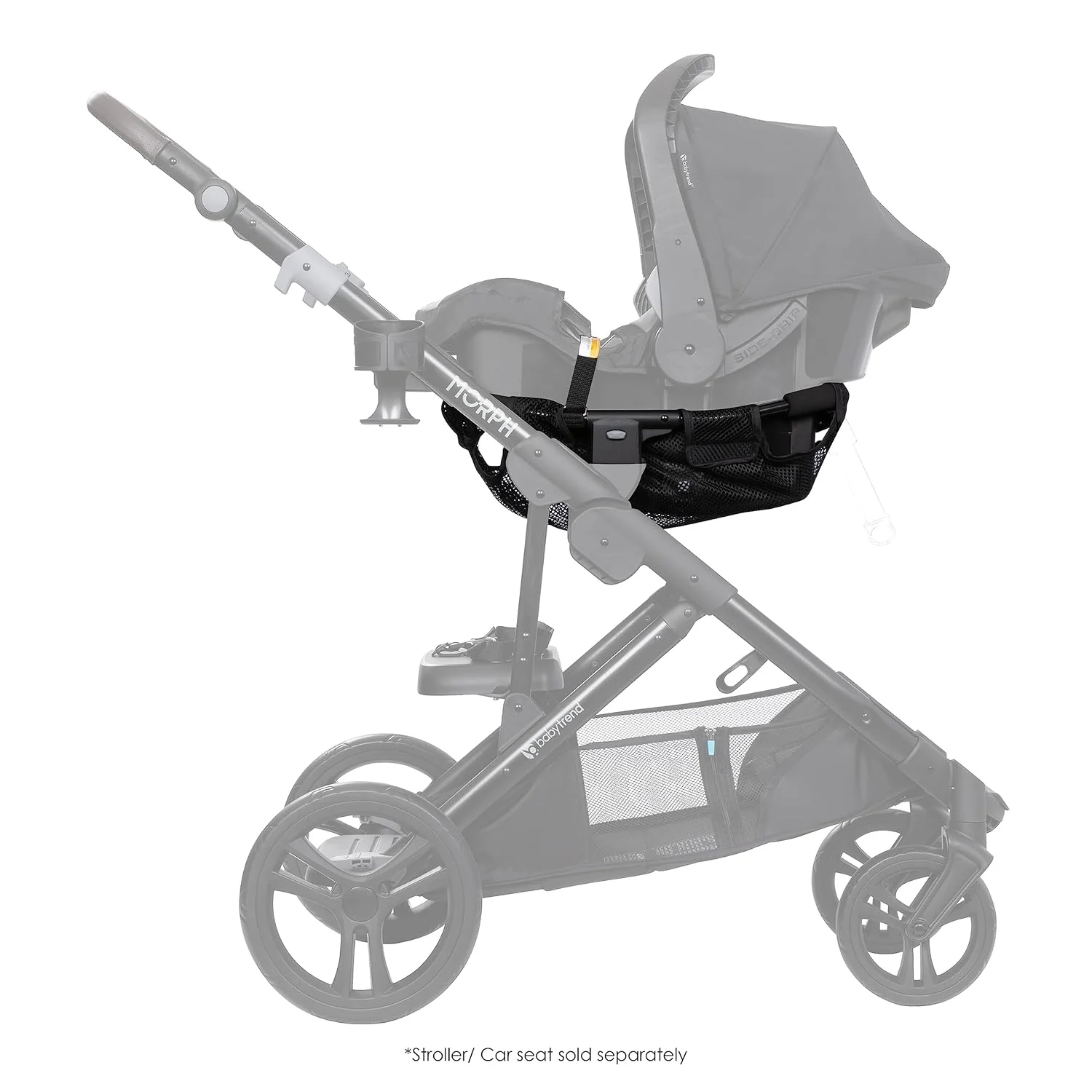 New Baby Trend Morph Single to Double Stroller Infant Car Seat Adapter - Image 4