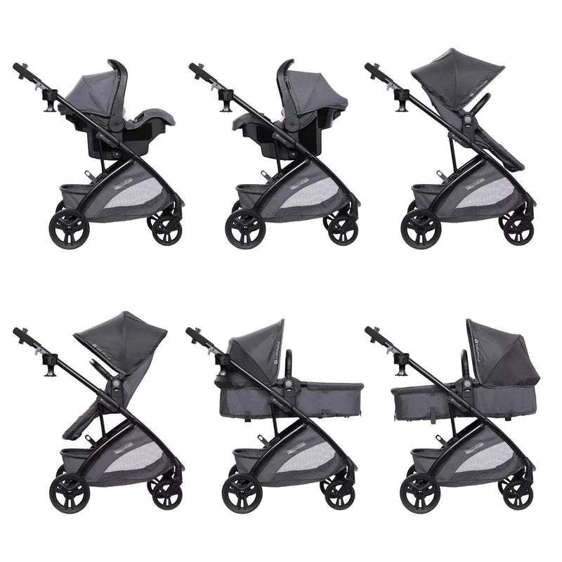 New Baby Trend Passport Switch 6-in-1 Travel System – Stroller Only (Dash Pink) - Image 4
