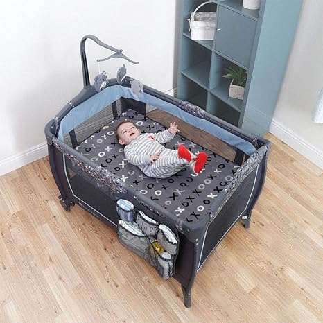 New Baby Trend Trend-E Nursery Center Playard (Starlight Blue) - Image 3