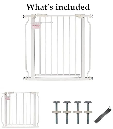 FINAL SALE New BalanceFrom 30" Easy Walk-Thru Safety Gate 29.1" to 33.8" Wide (White) - Image 5