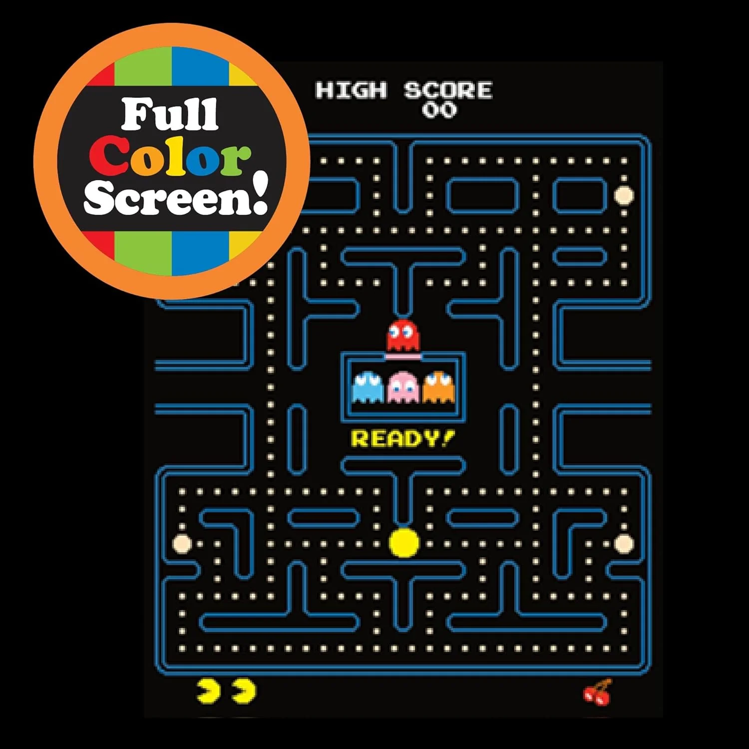 New Basic Fun Arcade Classics Pac-Man Mini Arcade Game - Image 4