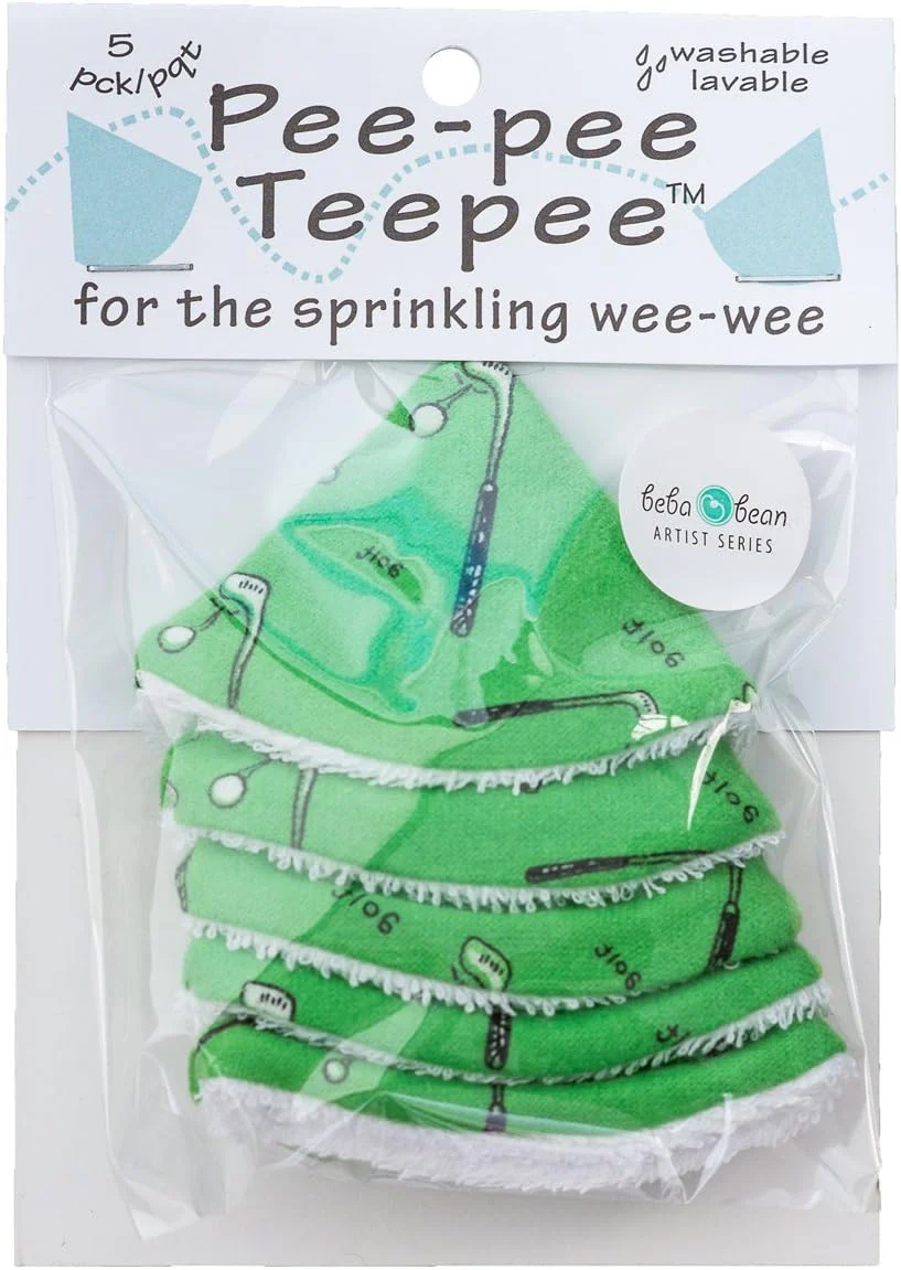 New Beba Bean Pee-pee Teepee Golf Green - Cello Bag, 5 Golf Teepees - Image 2
