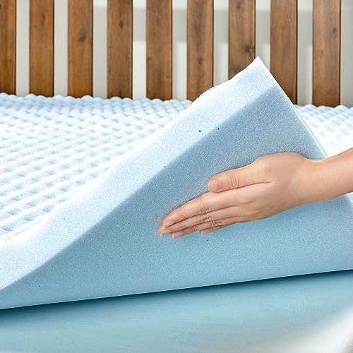 New Best Price Mattress 2" Egg Crate Memory Foam (Blue)(Twin) FINAL SALE - Image 4