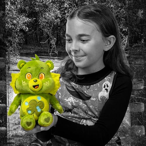 New Basic Fun Care Bears Good Luck Bear 9 Inch Plush (Green) - Image 5