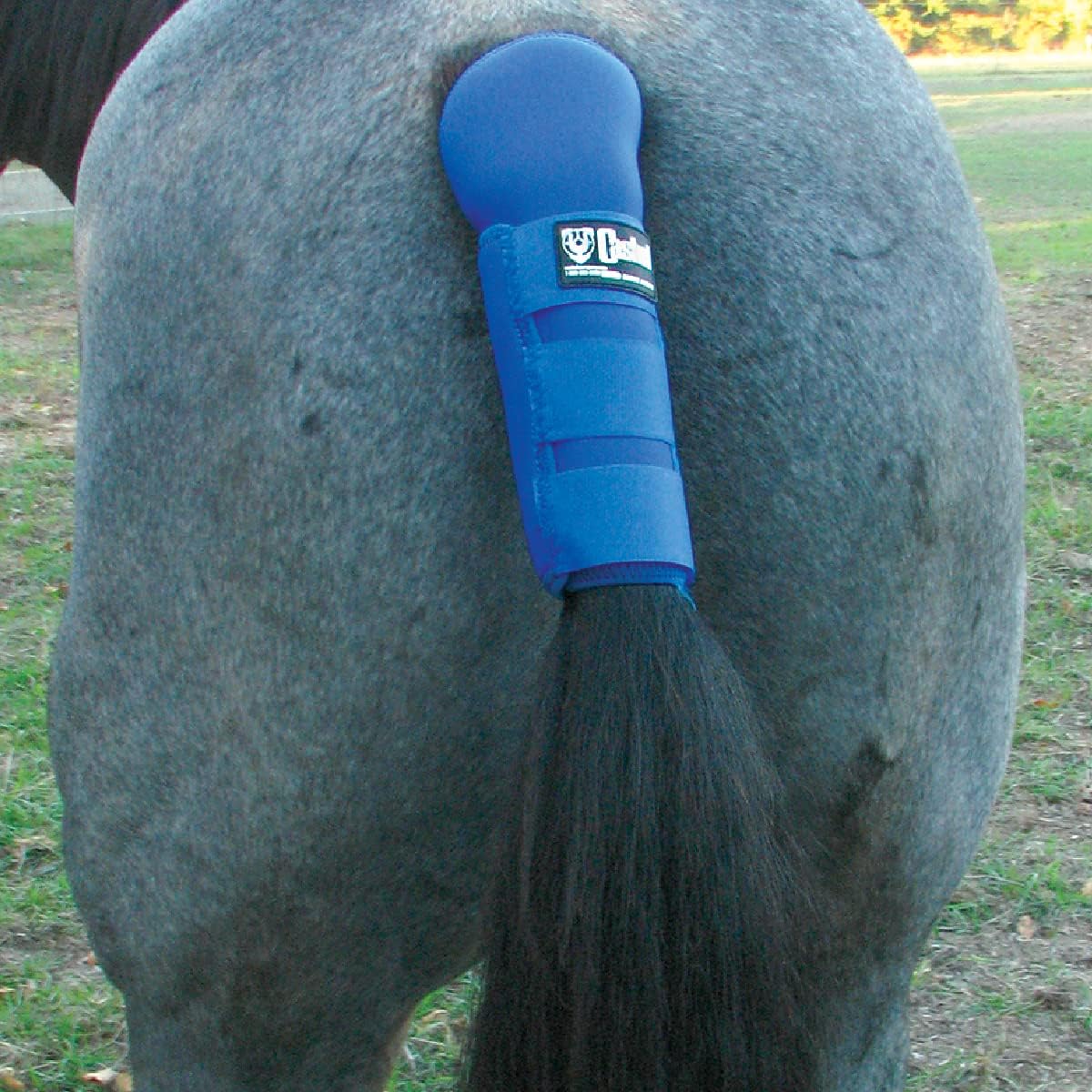 New Cashel Horse Tail Shield Guard, Neoprene Tail Wrap (Blue) - Image 2