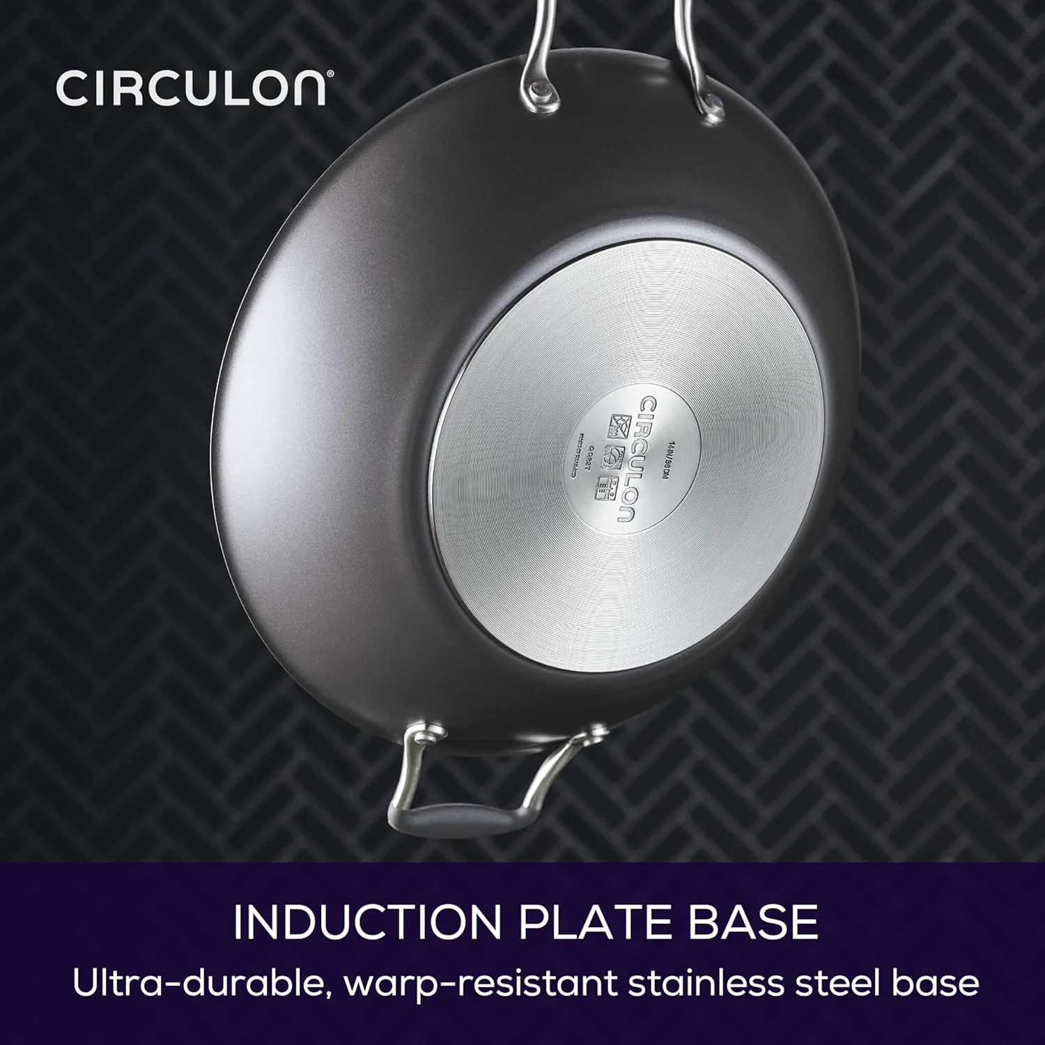 New Circulon A1 Series with ScratchDefense Technology Nonstick Induction Wok with Lid, 14" (Graphite) - Image 7