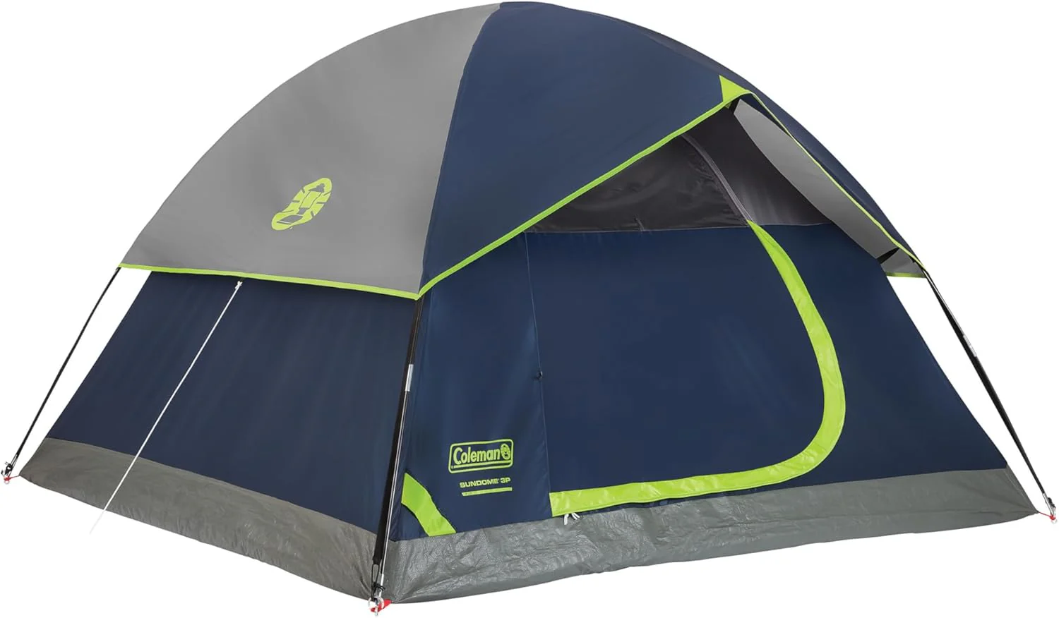 New Coleman Sundome Camping Tent with Rainfly (2 Person, PFAS-Free, Navy Blue)