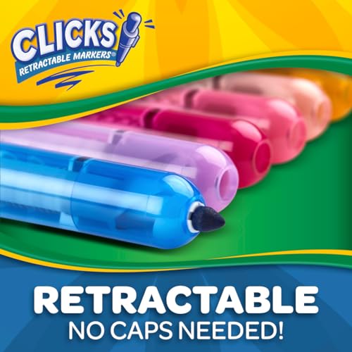 New Crayola Clicks Retractable Tip Washable Markers - Image 4