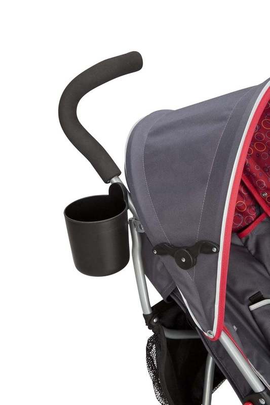 New Delta Children LX Side by Side Stroller (Red & Grey) - Image 8