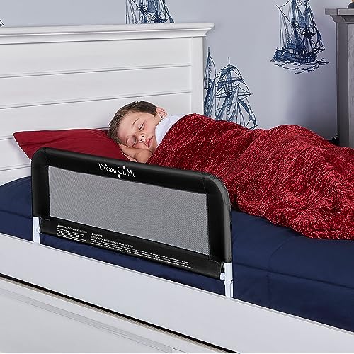 New Dream On Me Adjustable Mesh Bed Rail (Black) - Image 2