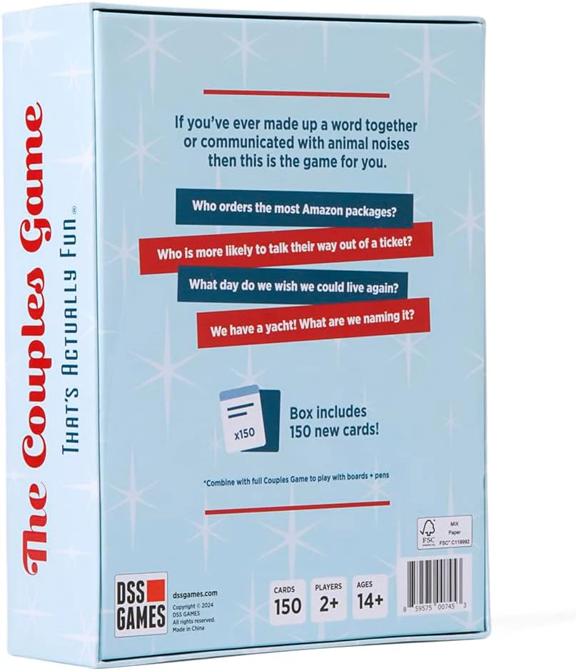New DSS Games Couples Game Expansion Pack 17 Years and Up - Image 3