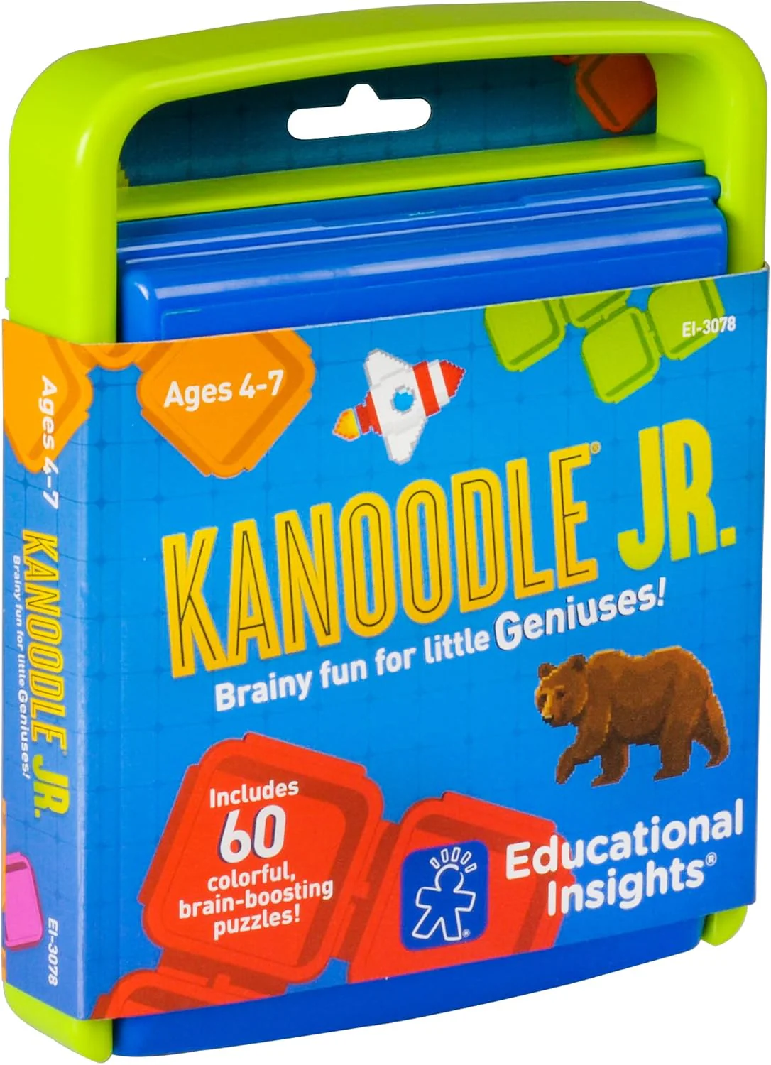 New Educational Insights Kanoodle Jr. 3D Brain Teaser Puzzle Game - Image 6